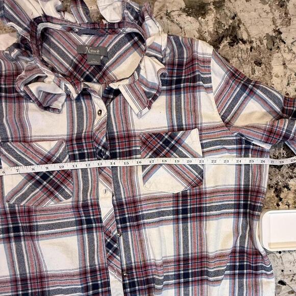 Upcycled Reworked Ruffle Collar Men’s Shirt - Picture 2 of 4